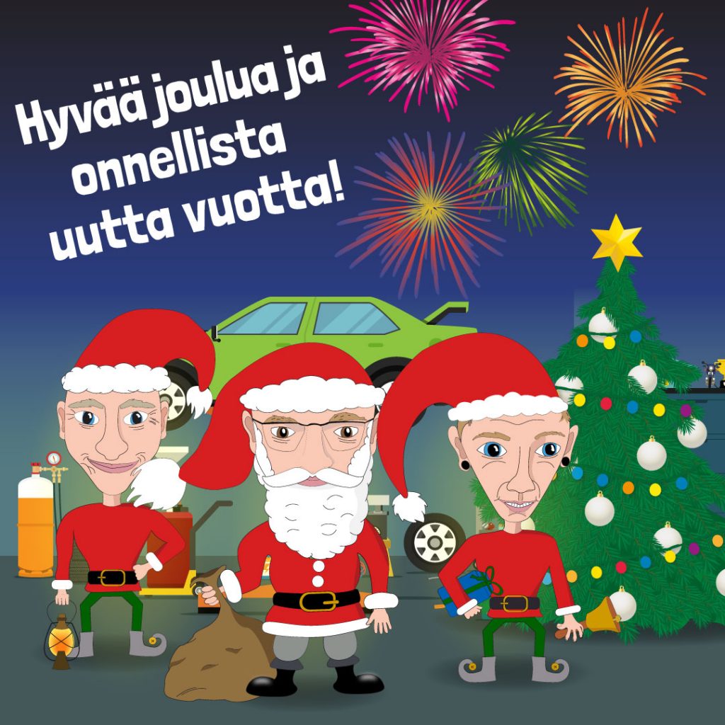Imatran Autohuollon joulukuvitus