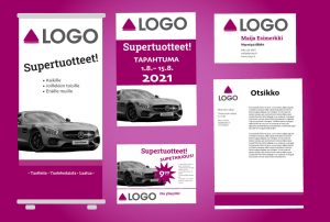 Yritysilme tarkoittaa yrityksen koko graafista ulkoasua. Yritysilme luo ensivaikutelman yrityksestäsi.