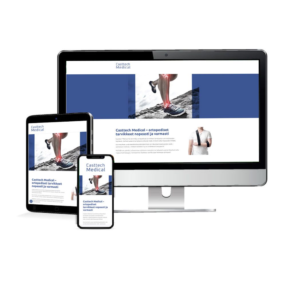 Casstech Medicalin verkkosivut